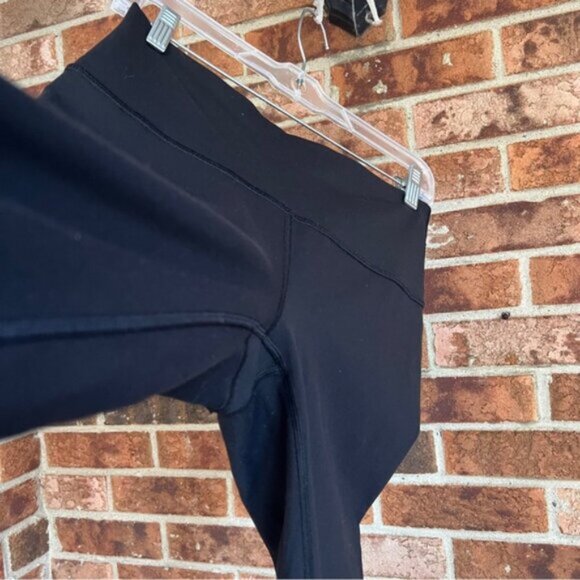 Lululemon Wunder Under Crop (Hi-Rise) *Full-On Luon 21"Black  EUC - Picture 11 of 15